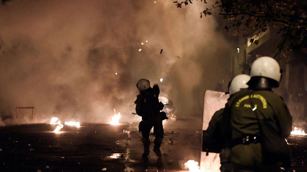 Chaosnacht in Athen