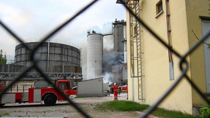 Brand bei Leube in Grödig