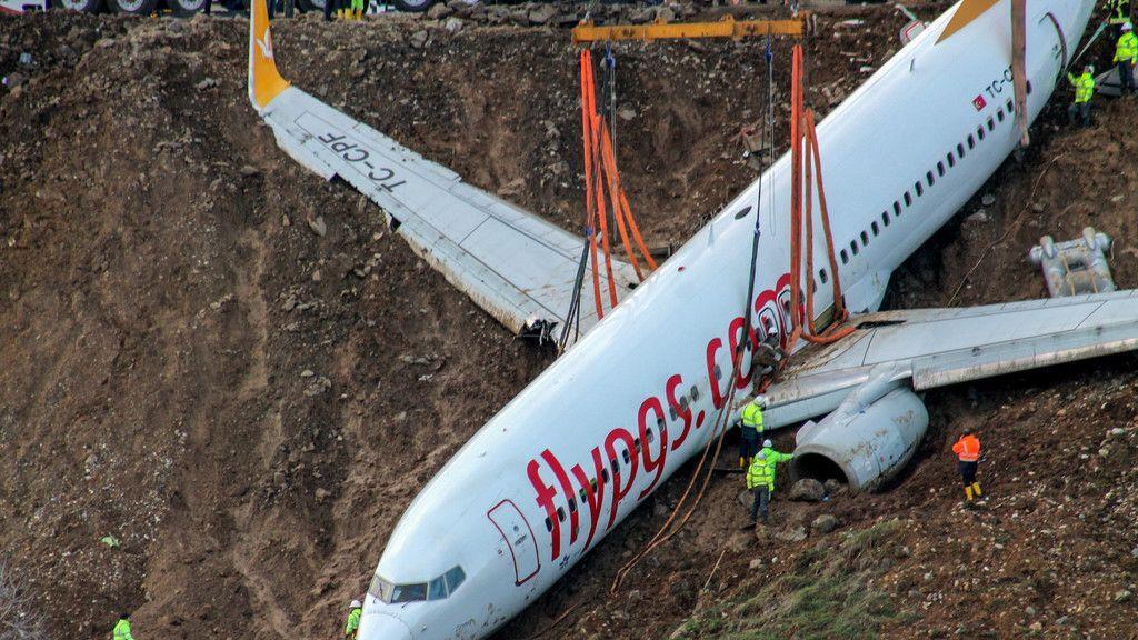 Flugzeug wird geborgen
