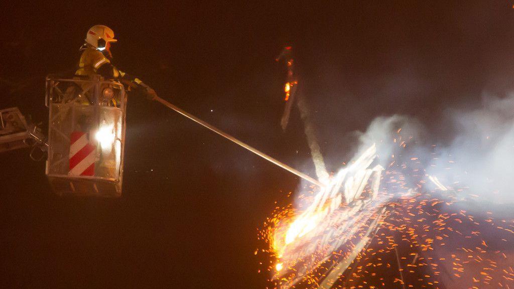Großbrand bei Bauernhof in Seekirchen