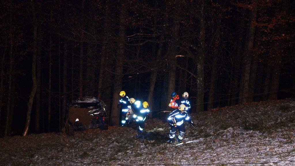 Pkw-Absturz in St. Johann
