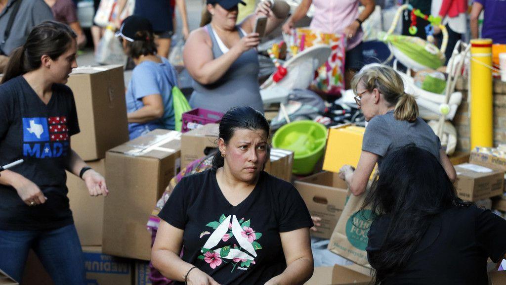Aufräumen nach Hurrikan "Harvey"