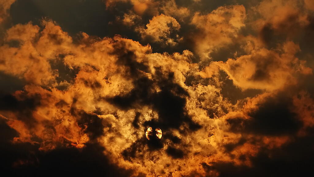 Sonnenuntergang am Gaisberg