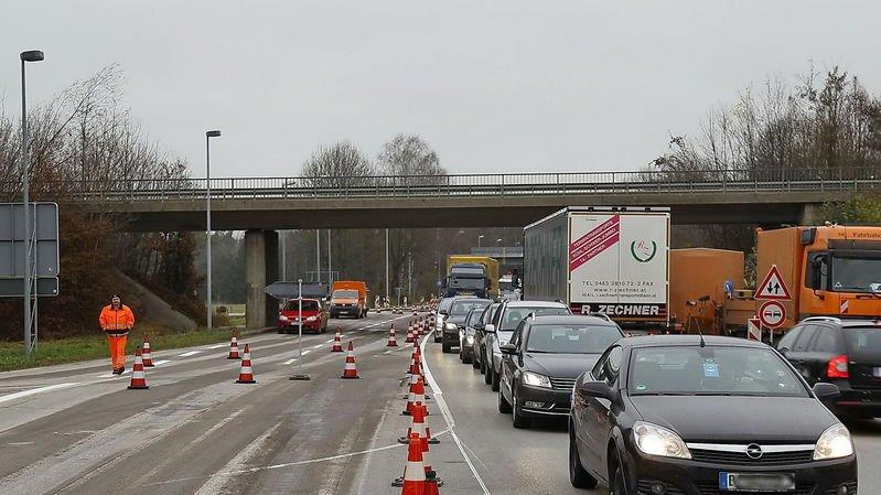 Arbeiten auf der B20