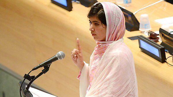 Malala setzt sich für Schulbildung ein