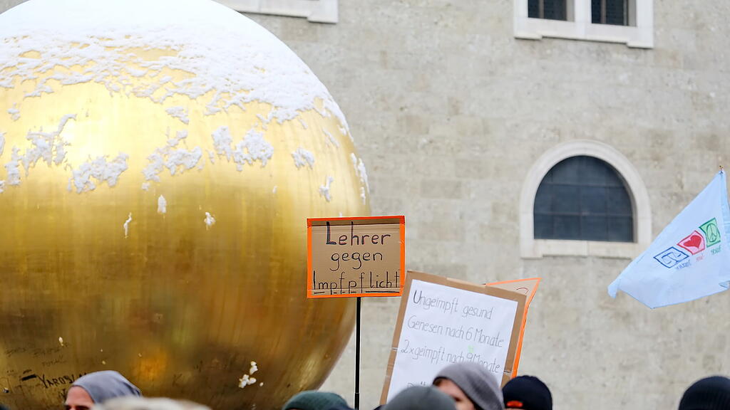 Corona-Demo in Salzburg