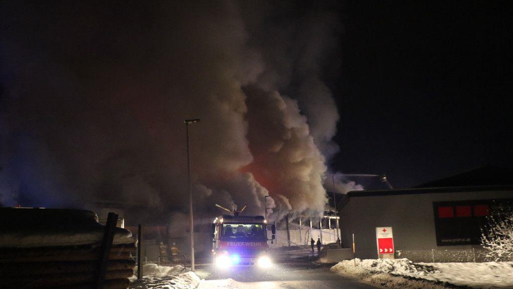 Brand im Sägewerk in Radstadt I