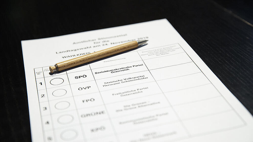 Die Stimmzettel für die Landtagswahl liegen bereit