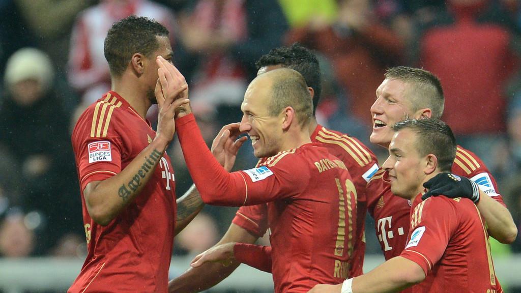 FC Bayern schossen HSV mit 9:2 aus der Allianz-Arena