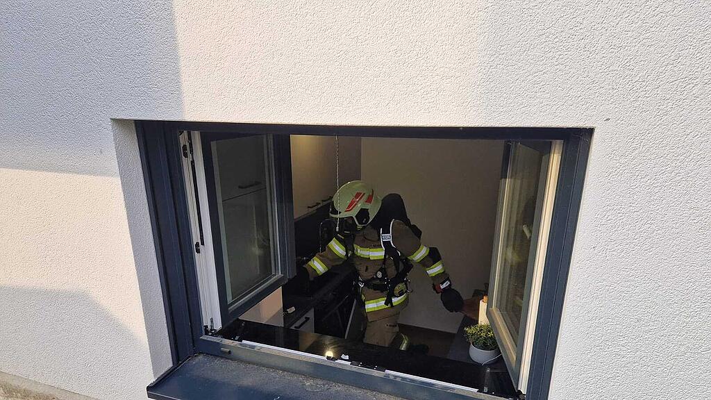 Mikrowellenbrand in Bergheim