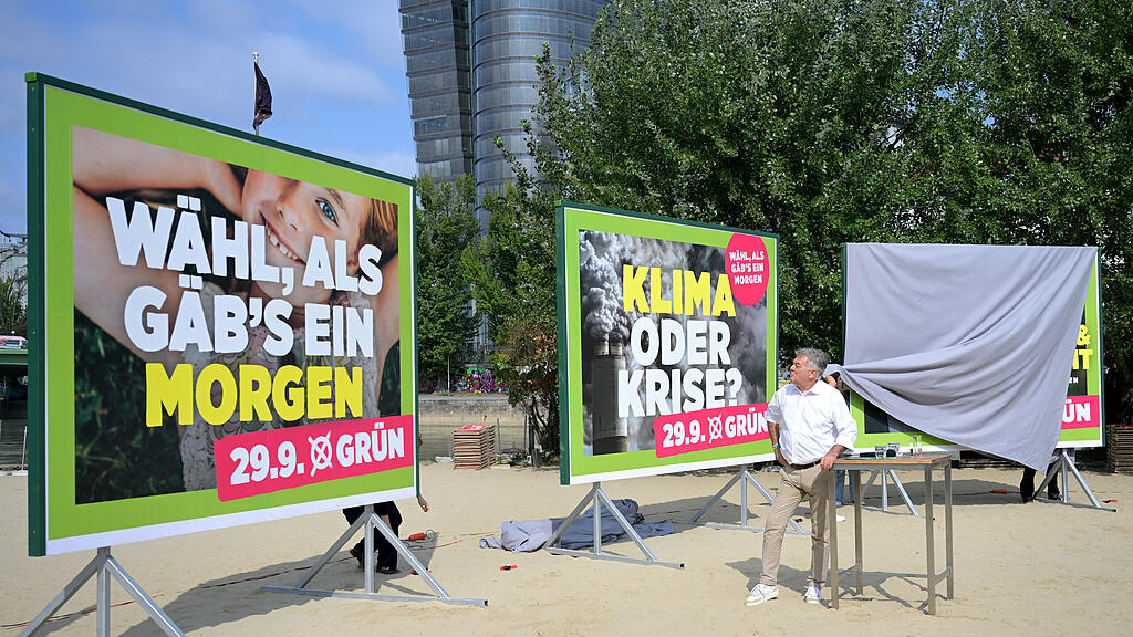 Plakat-Vorstellung der Grünen