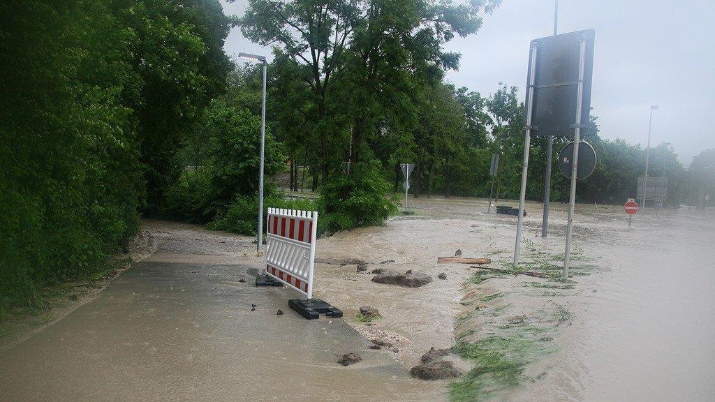 Hochwasseralarm im Lkr. Berchtesgadener Land