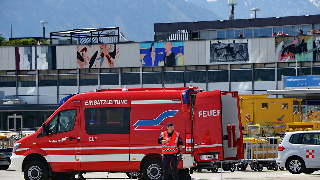 EInsatzübung, Salzburg Airport
