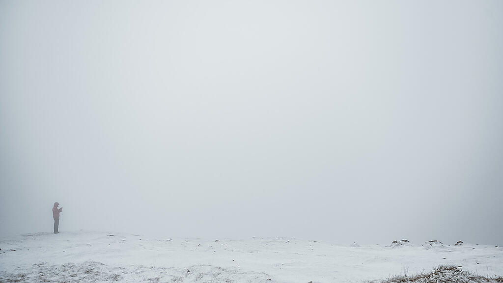 Schnee am Gaisberg