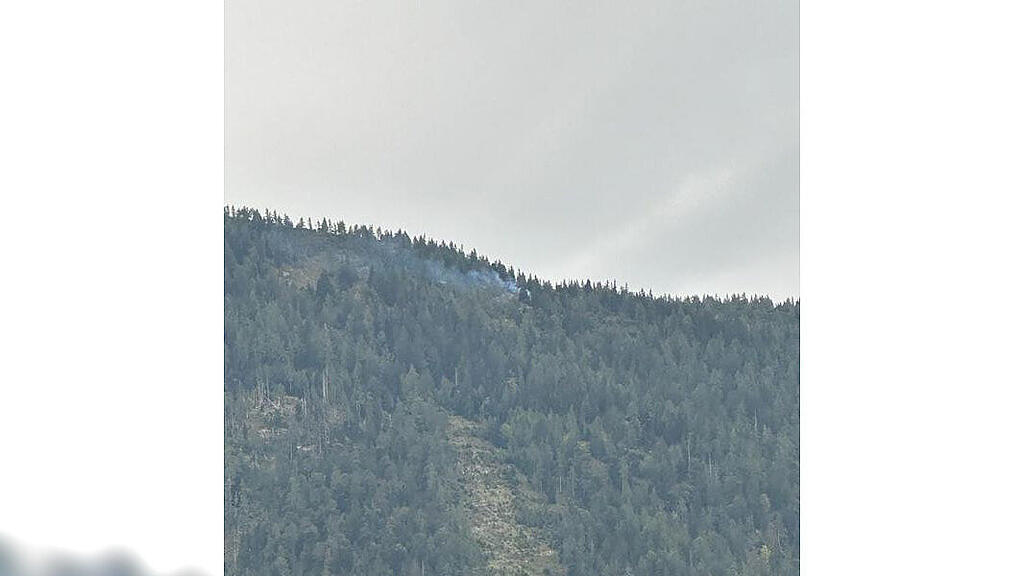 Waldbrand-Einsatz am Untersberg