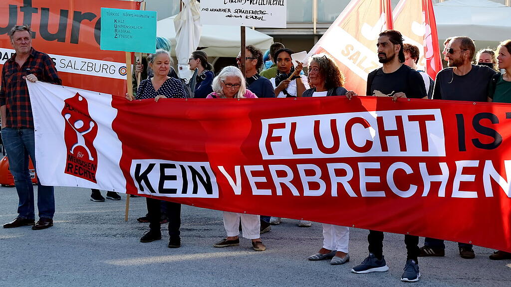 Demo in Salzburg für Afghanistan