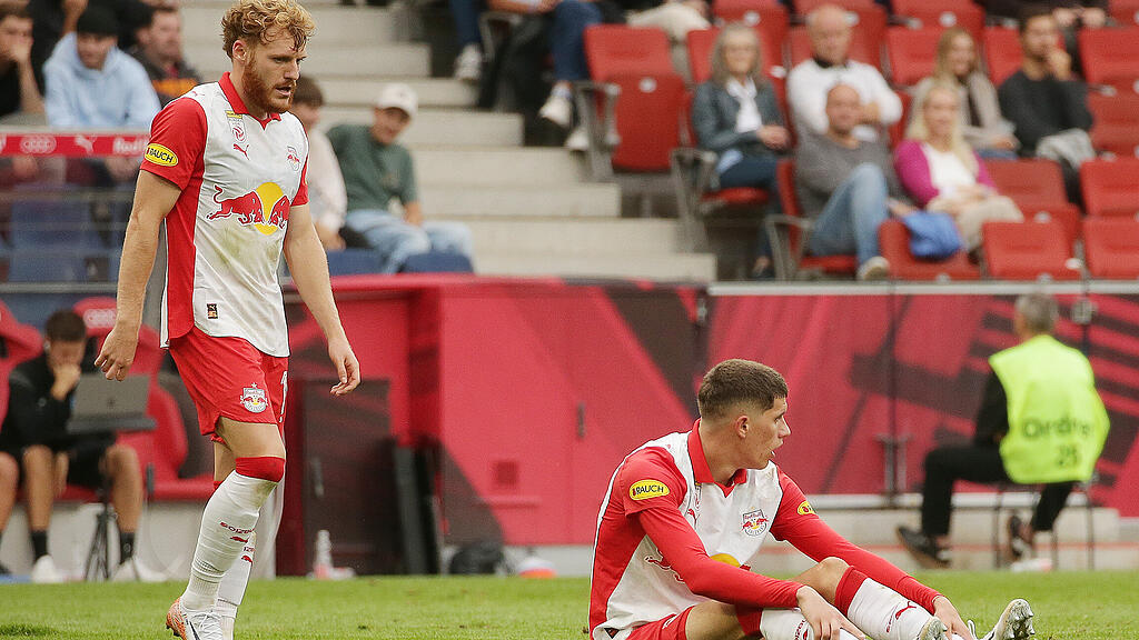 RED BULL SALZBURG - BLAU-WEISS LINZ, Yorbe Vertessen, Petar Ratkov