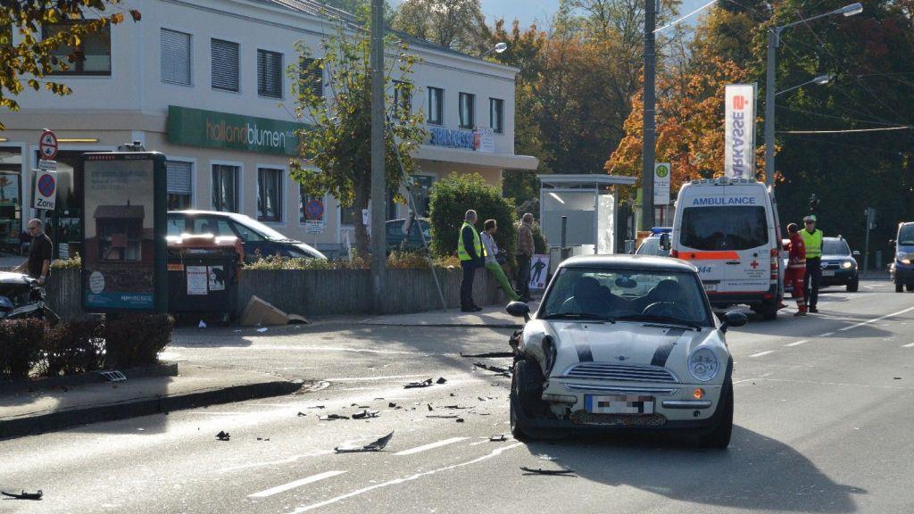 Pkw-Crash in Aignerstraße