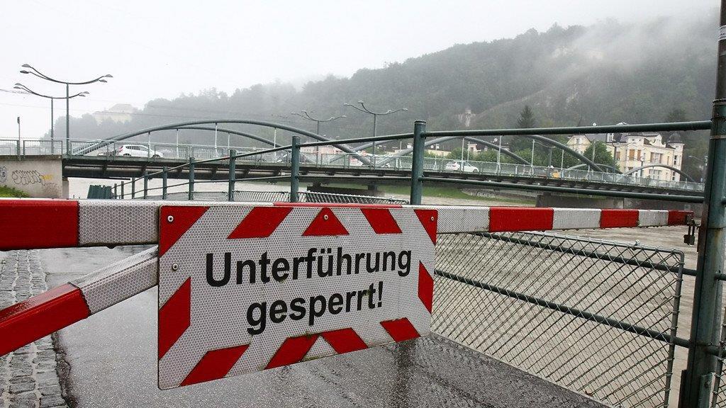 Hochwasser in der Stadt Salzburg II