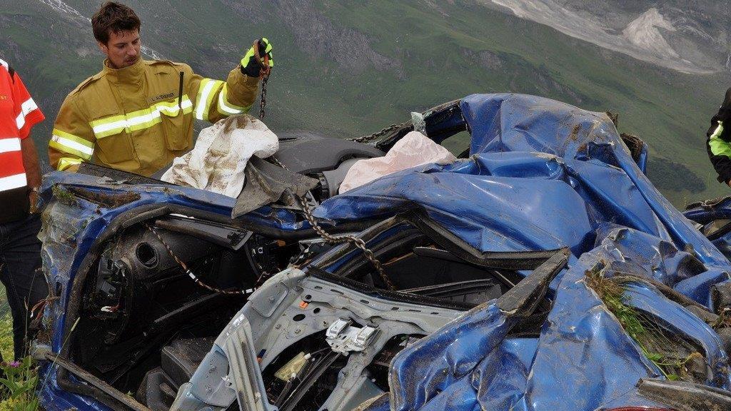 Pkw-Absturz auf der Großglockner Hochalpenstraße