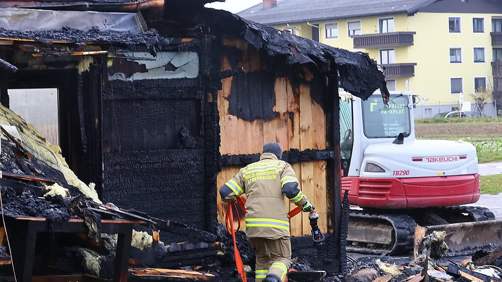 Brand Jausenhütte Wals