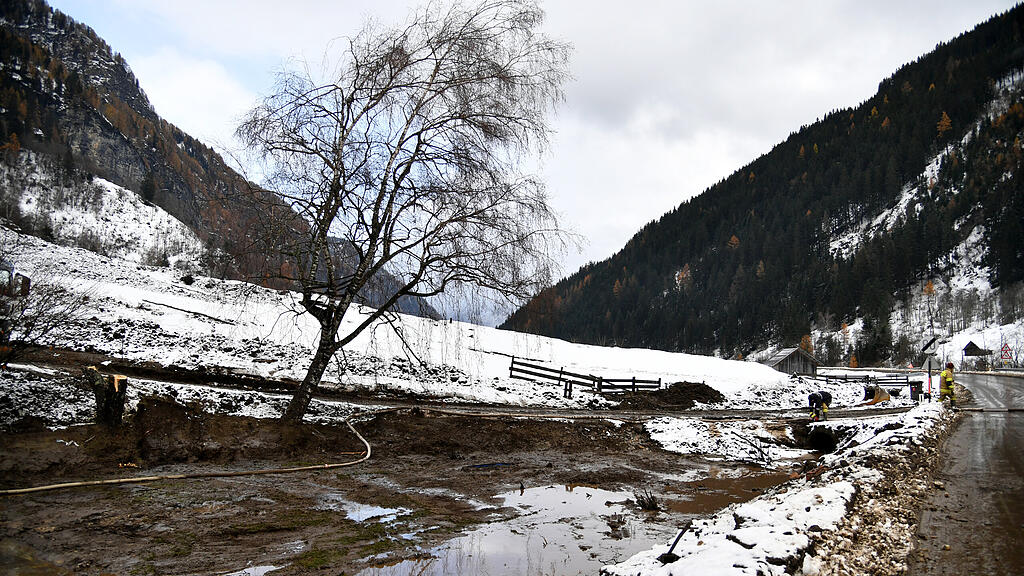 Muhr, Lungau, Unwetter, Aufr\u00e4umarbeiten