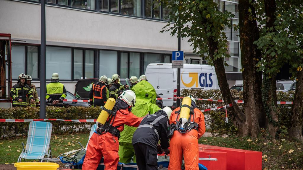 Chemikalienaustritt im LKH Salzburg
