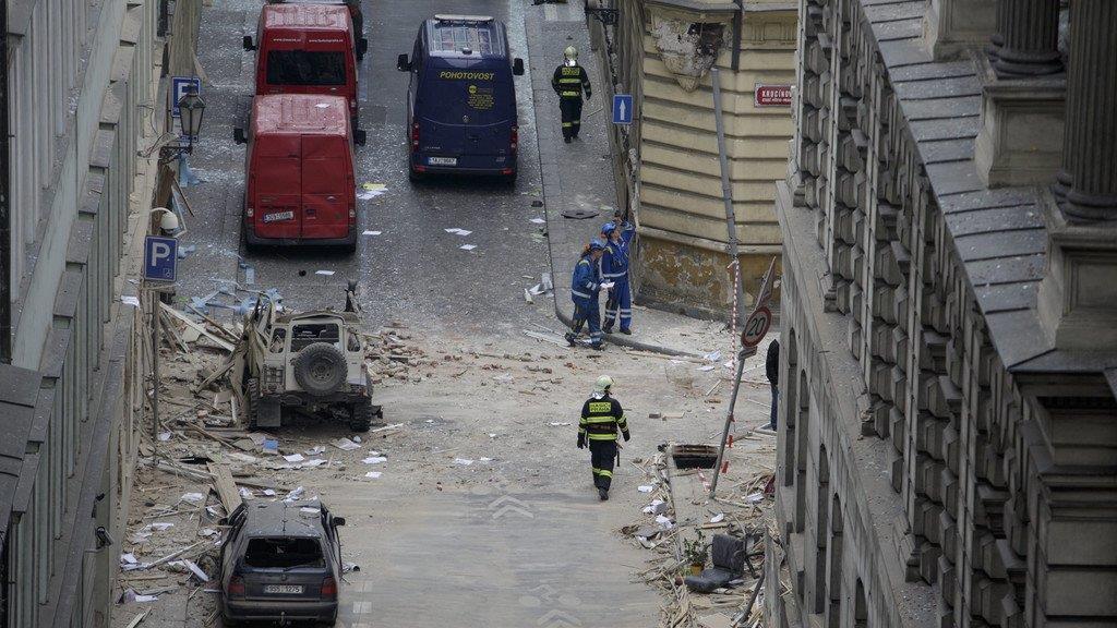 Schwere Explosion in Prag