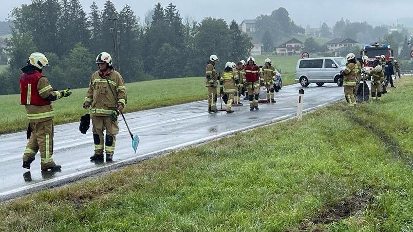Unfall Henndorf Motorrad