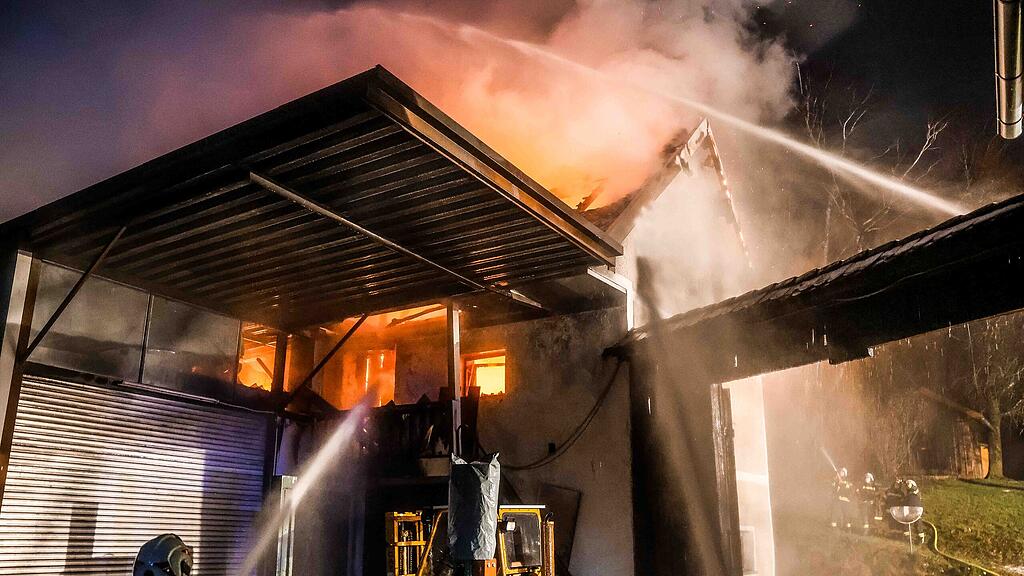Großbrand in Burgkirchen