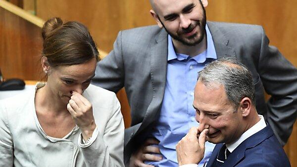 Bildungsministerin Hammerschmid und SPÖ-Klubobmann Schieder