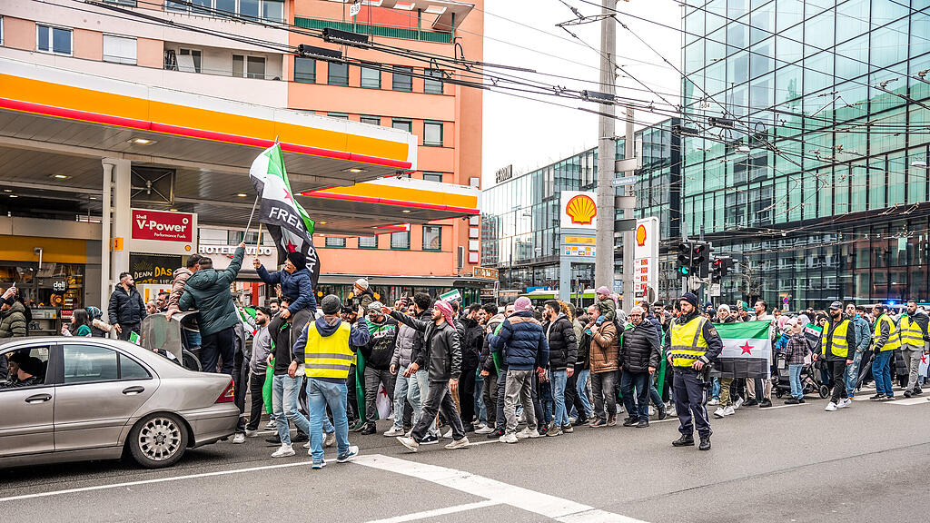 Demo Syrien Stadt Salzburg