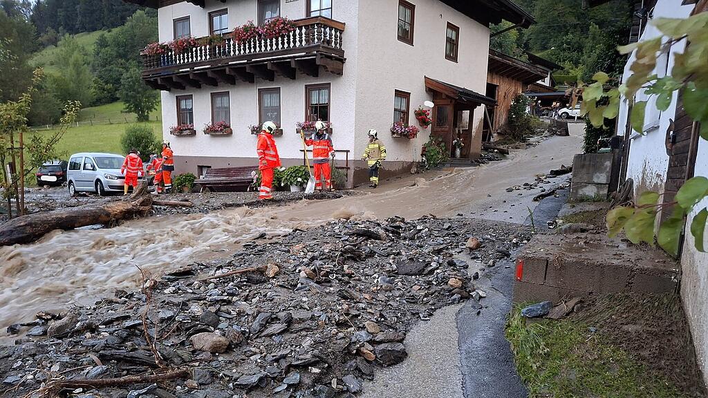 Murenabgänge Pinzgau