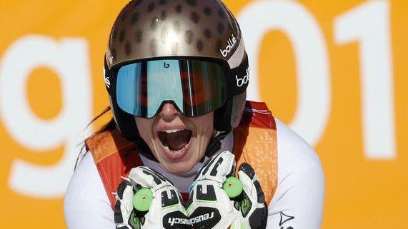 Olympia: Anna Veith holt Super-G-Silber