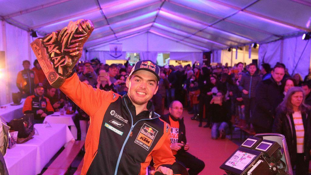Dakar-Champion Matthias Walkner wird in Kuchl gefeiert II