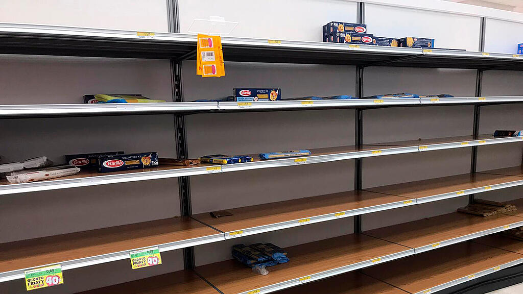 Supermarkt, Italien, Coronavirus