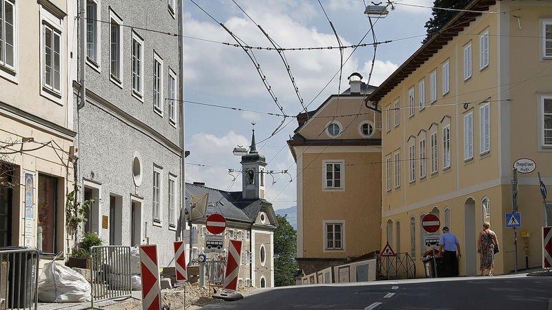 Baustelle Müllner Hauptstraße