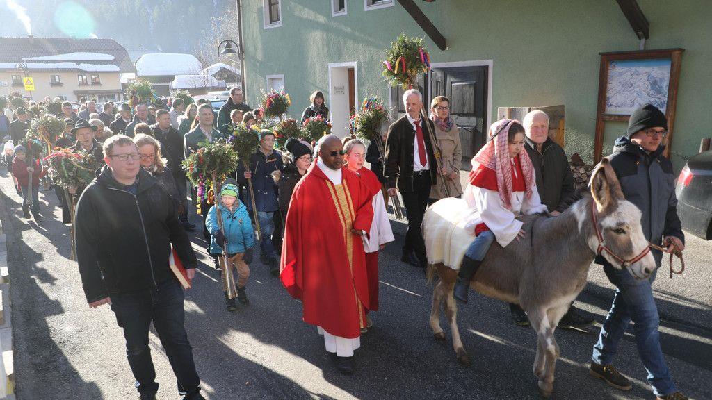 Palmeselritt in Hintersee