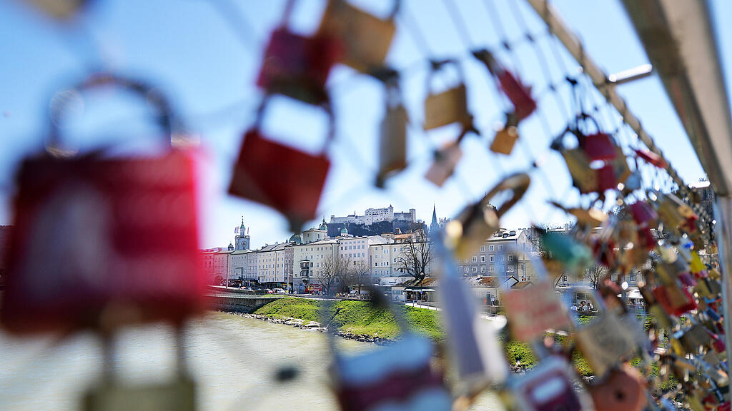 Liebesschloss, Salzburg, Makartsteg, Liebe