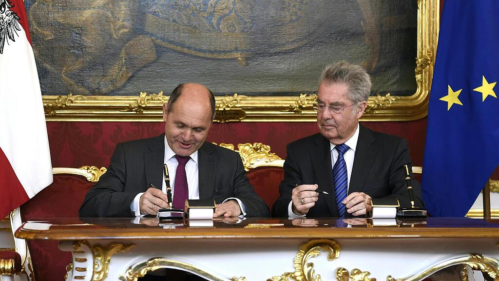 Wolfgang Sobotka wurde am Donnerstag als Innenminister angelobt.
