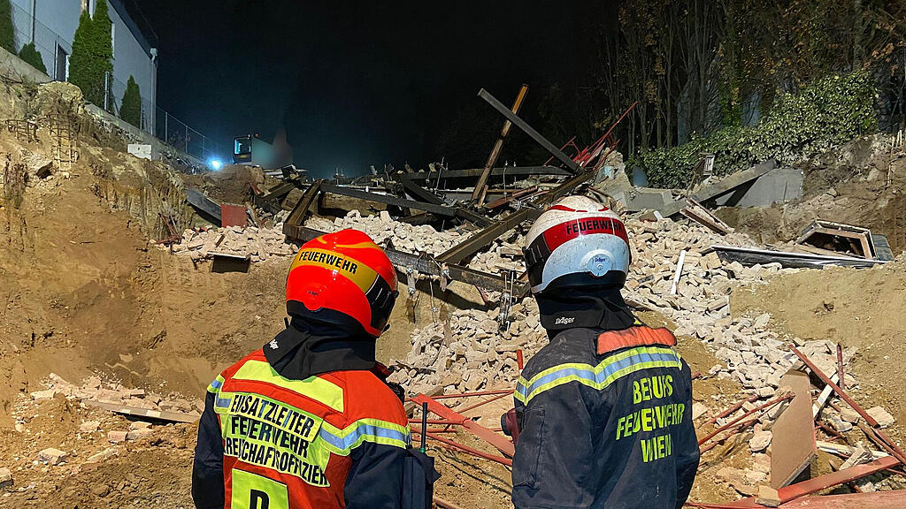 WIEN: GEBÄUDEEINSTURZ IN DÖBLING