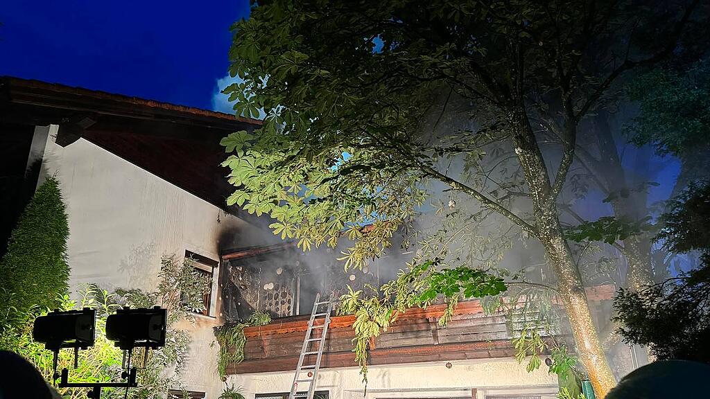 Dachstuhlbrand Obertrum
