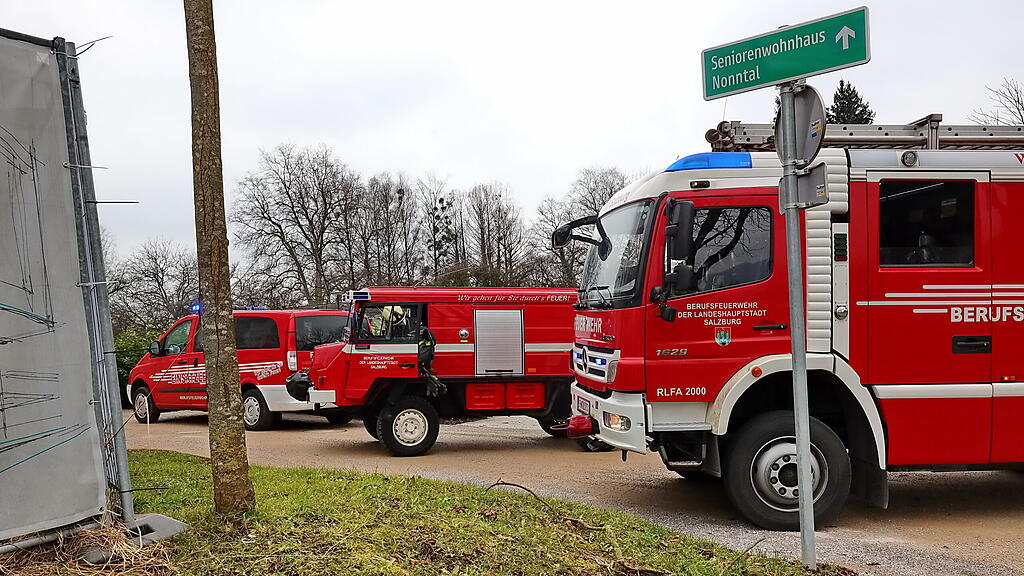 Gas-Einsatz Sinnhubstraße, Seniorenwohnheim Nonntal,