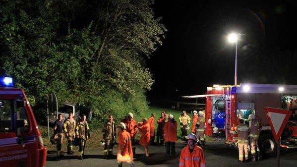 Bilder vom Crash in Anthering