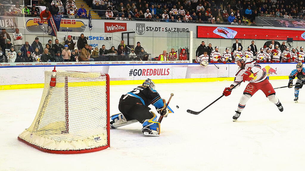 Eishockey: Red Bull Salzburg vs. Black Wings Linz