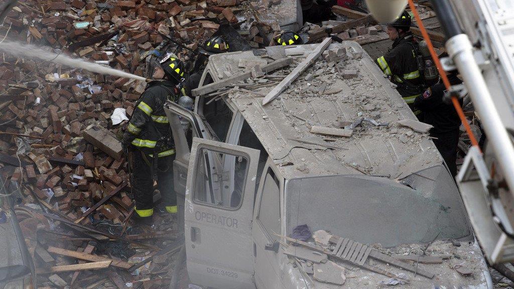 Explosion in New York: Zwei Gebäude eingestürzt