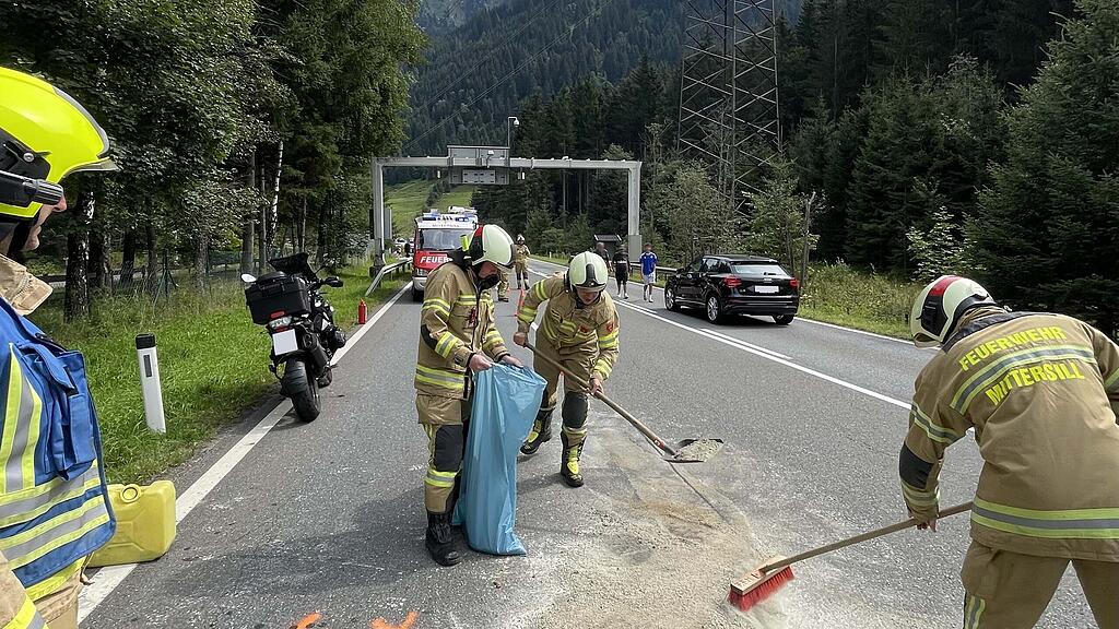 Unfall Motorrad Mittersill