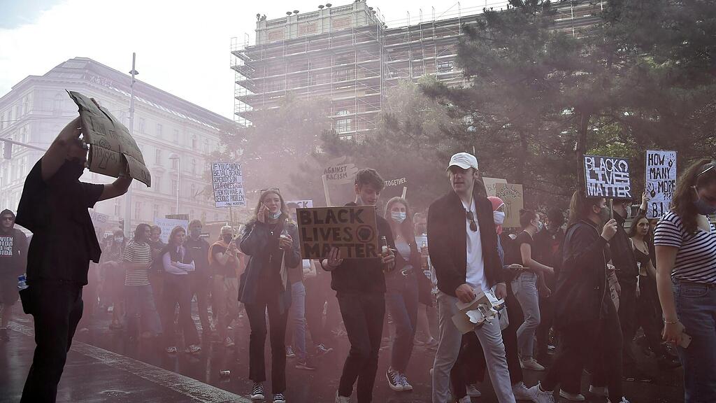 Kundgebung "#BLACKLIVESMATTER"