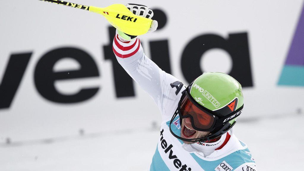 ÖSV-Doppelsieg im Adelboden-Slalom