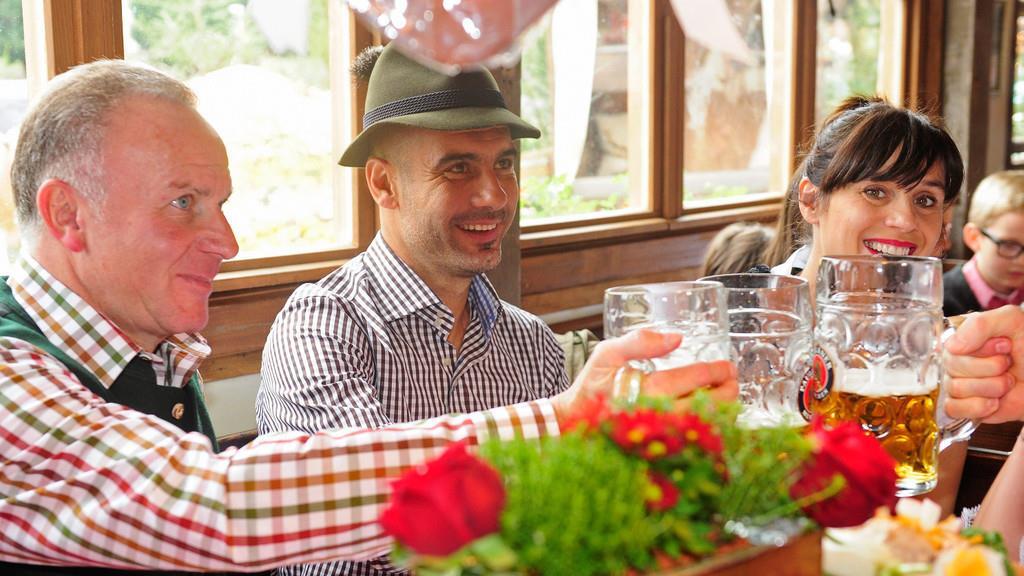 Bayern München auf dem Oktoberfest 2013: Wiesn